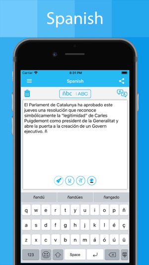 Spanish Keyboard - Translator(圖2)-速報App