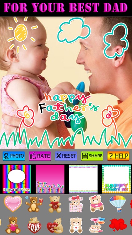 Father's Day Frame and Sticker screenshot-4