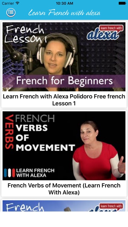 Learn French free - Video Learn French screenshot-3