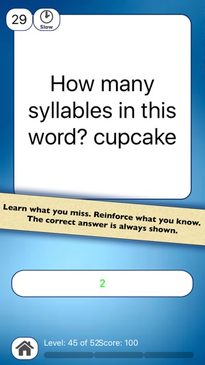 Learn to Count Syllables - Word Homeschooling Quiz(圖3)-速報App