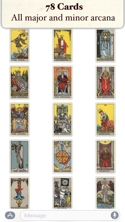 Beautiful Tarot Stickers screenshot-0