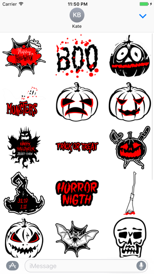 Crazy Halloween Sticker for iMessage #7(圖2)-速報App