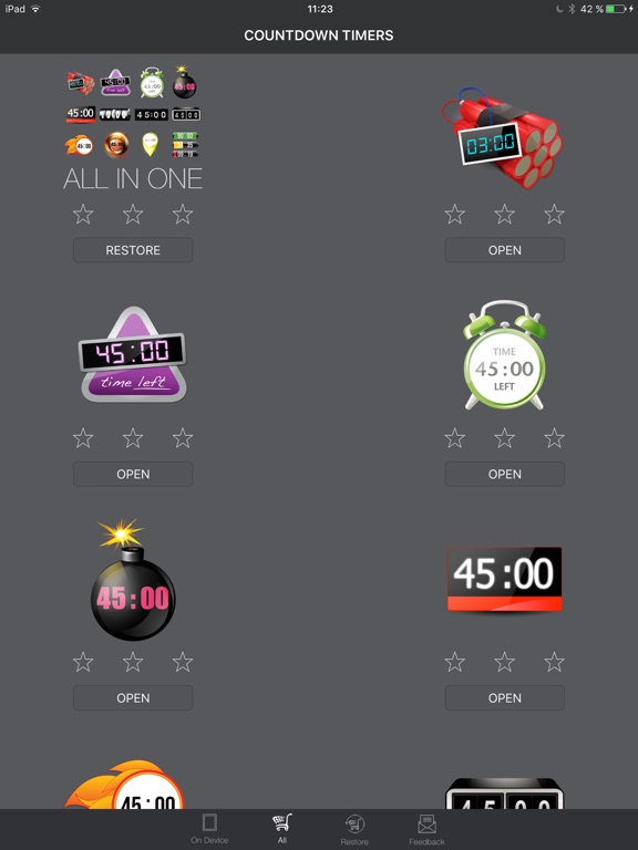 countdown timers for keynote app price drops