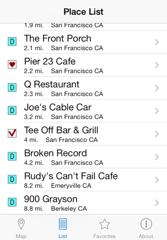 Locator for Diners, Drive-ins and Dives by MapMuse screenshot 4