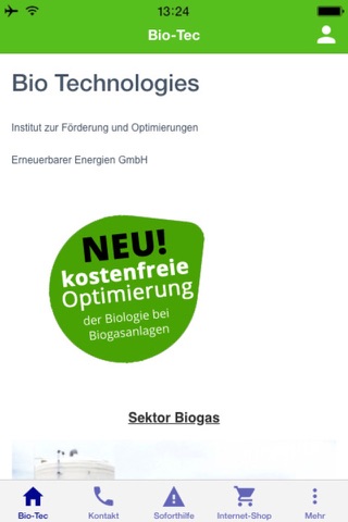 1. Biogas Hilfe Notfall App screenshot 4