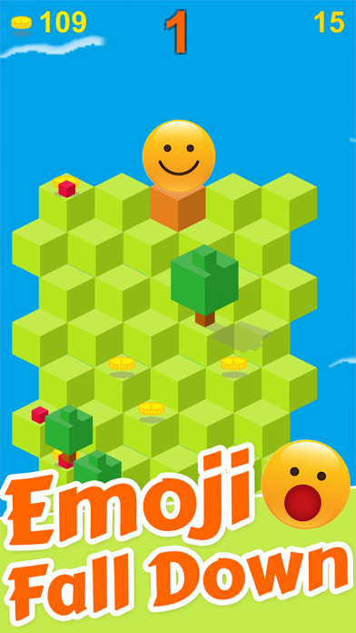 How to cancel & delete Cube Skip Emoji Fall Down : Emotion Rolling Ball Endless Games from iphone & ipad 3