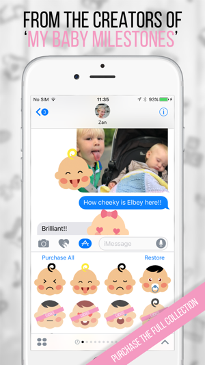 My BabyMoji - Baby Stickers Emoji Expressions(圖3)-速報App