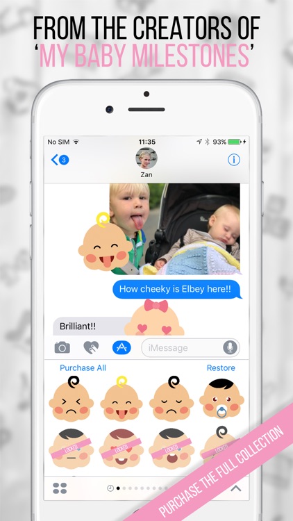 My BabyMoji - Baby Stickers Emoji Expressions