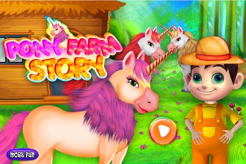 Pony Farm Story care and feeding game screenshot 2