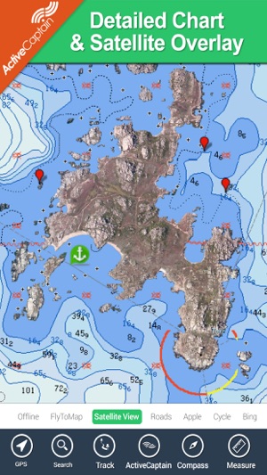 Marine : Islas Canarias - GPS Map Navigator(圖1)-速報App