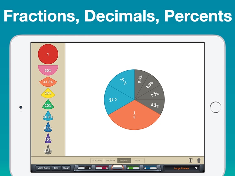 Fraction Circles Manipulative