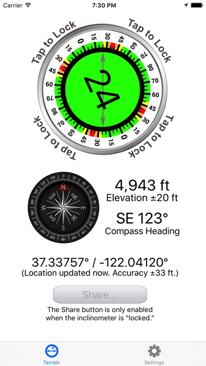 Avalanche Inclinometer