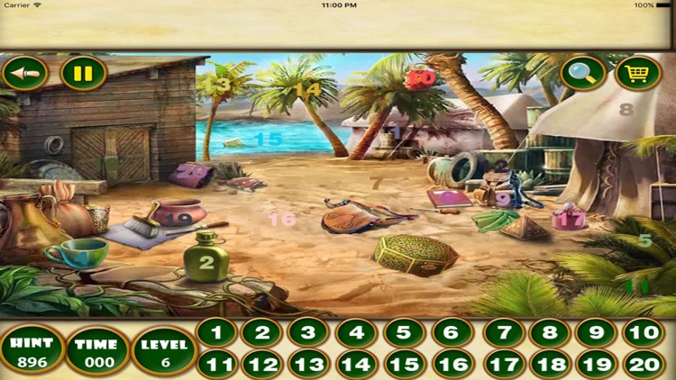 Historical Hidden Number Search & Find Hidden Object Games