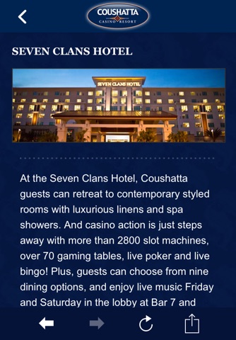 Coushatta Casino Resort screenshot 2