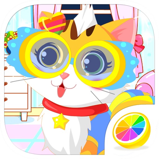 Happy Kitty - Cute Baby Loves Lovely Cat Pet,Make Up,Kids Games Icon