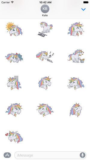 Rainbow Unicorn Sticker(圖3)-速報App