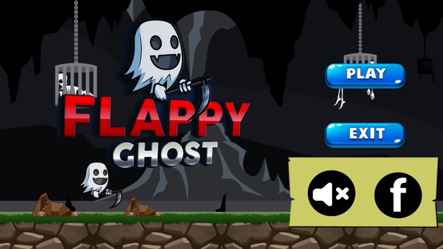 Flappy Ghost Free Game For Kids(圖4)-速報App