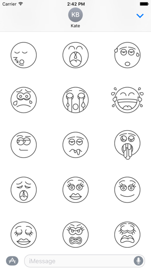 Urban Sketch Emoji 60+ Stickers(圖2)-速報App
