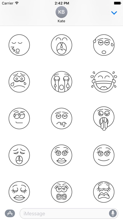Urban Sketch Emoji 60+ Stickers