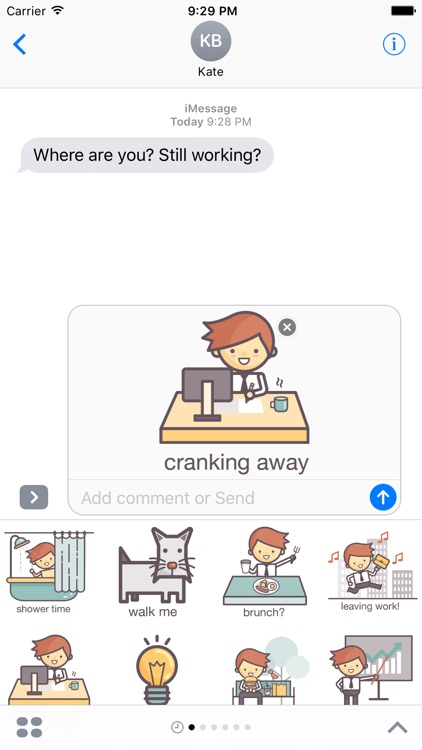 Working Man - MYOSE - Make Your Own Sticker Emoji