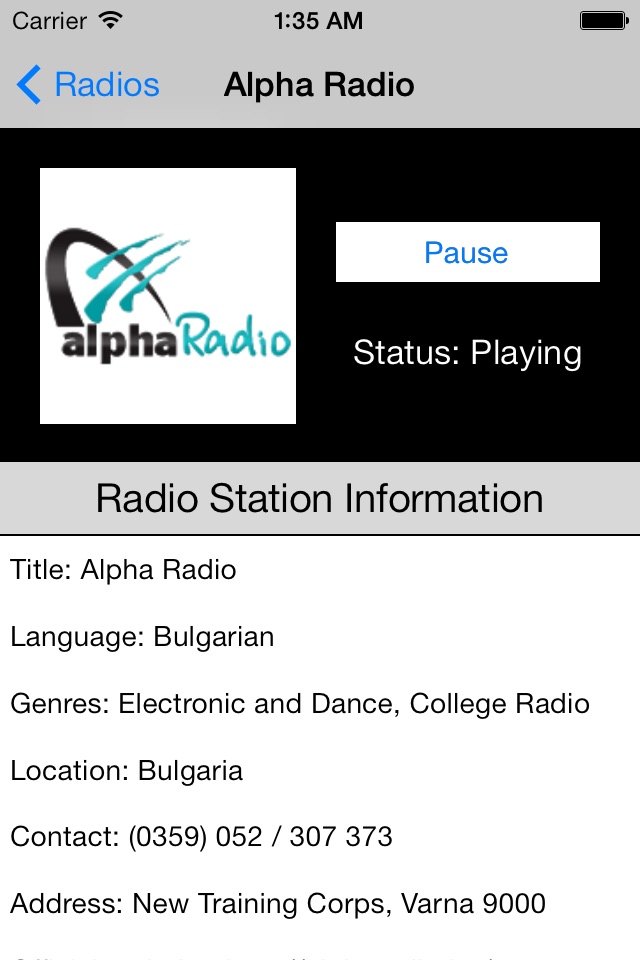 Bulgaria Radio Live Player (България радио / Bulgarian / български език) screenshot 3
