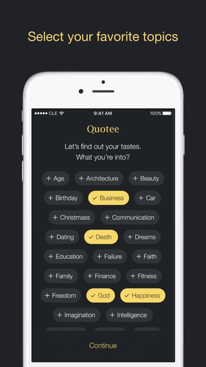 Quotee – Tons of Quotes with Style screenshot-0