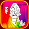 coloring book mermaid princess show for kid