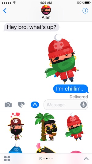 Pirate Kings Stickers for Apple iMessage(圖2)-速報App