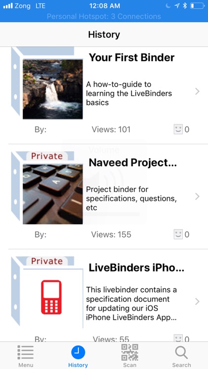 LiveBinders for iPhone screenshot-5