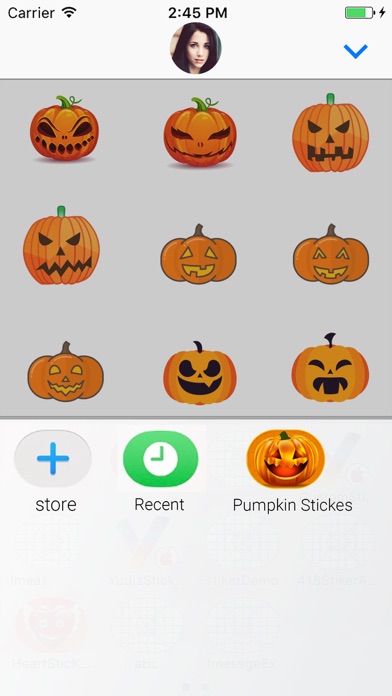 Halloween Pumpkin : Stickers screenshot 4