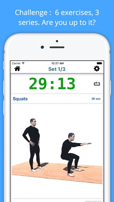 12 Min Snowboard Workout Challenge - Fit for slope screenshot 2
