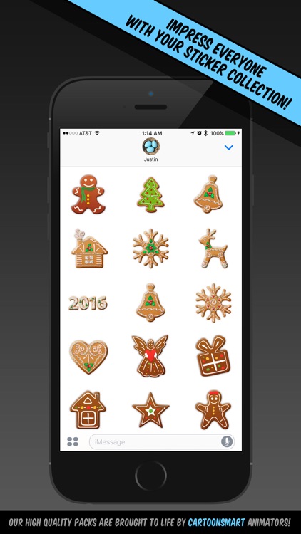 Christmas Cookie Stickers