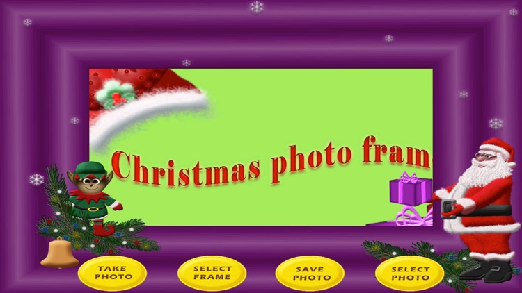 Christmas Photo Frame - Capture, Edit & Frame Your Photos All In One