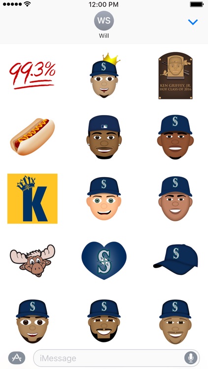 Seattle Mariners 2017 MLB Sticker Pack