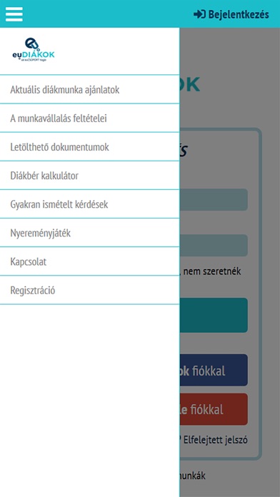 euDIÁKOK Diákmunka screenshot 2