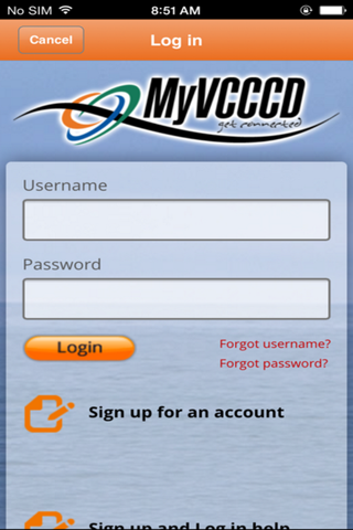 MyVCCCD screenshot 2