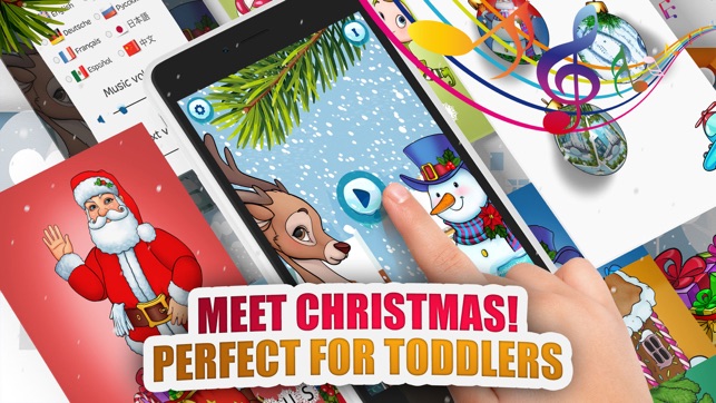 Moona Puzzles Christmas Music and Games for Baby(圖1)-速報App