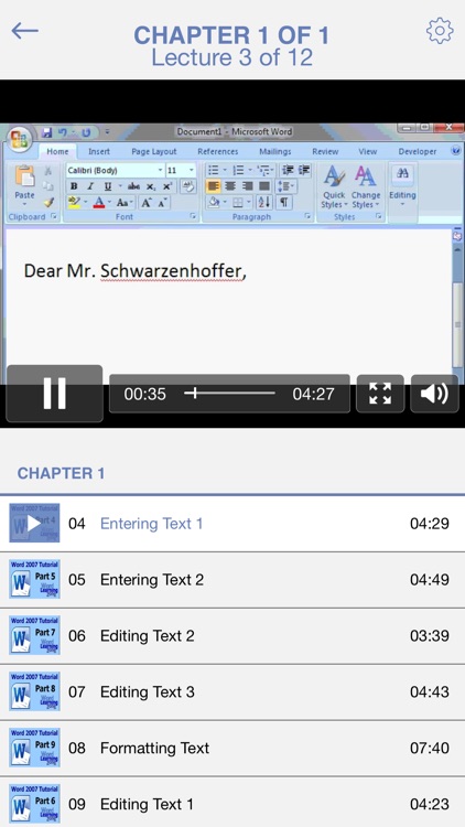 Full Docs for Mirosoft Word 2007