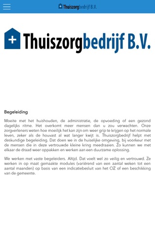 Thuiszorgbedrijf BV screenshot 3