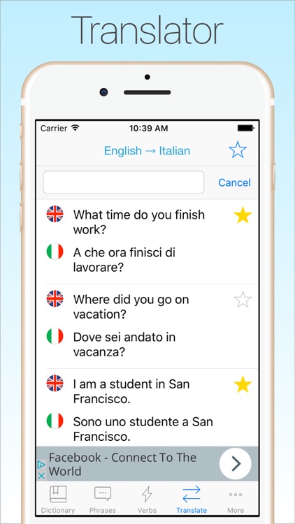 Italian Dictionary & Tran +