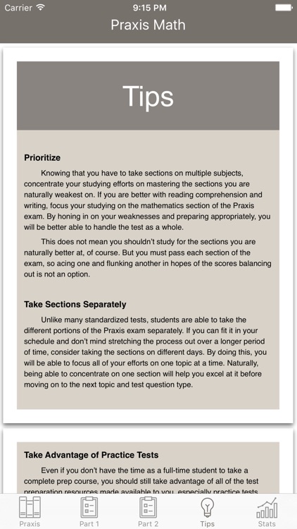 Praxis Math Tests screenshot-3