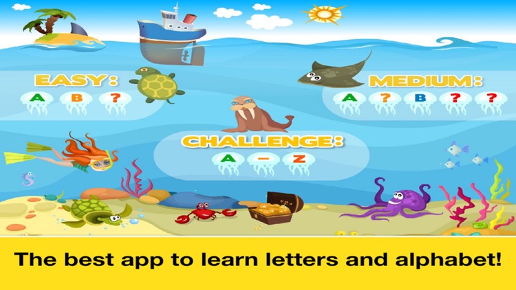 Letter quiz • Alphabet School & ABC Games 4 Kids screenshot-4