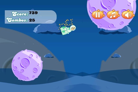 Amazing Space Asteroid Jumper - cool sky racing arcade game screenshot 2