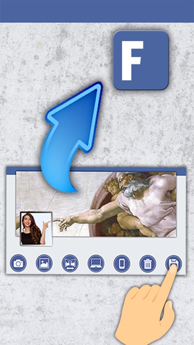 プロフィールやFacebookのカバー写真... screenshot1