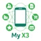 With new F5IT app, “MyX3” you have the ability to select specific information from your erp system, define your own menus and what you want to see in your devices