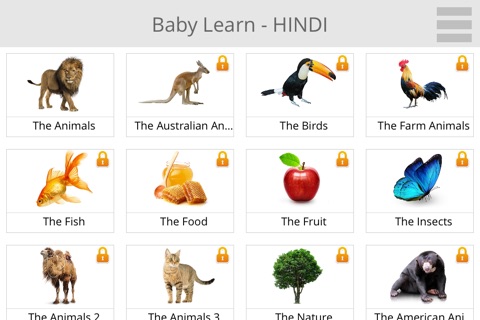 Baby Learn - HINDI screenshot 2