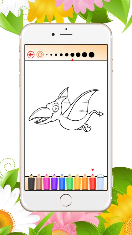 Dinosaur Cute Coloring Book: Paint & Draw for Kids screenshot-3