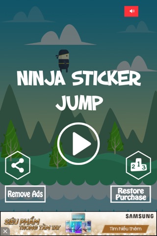 Ninja Sticker Jump screenshot 3