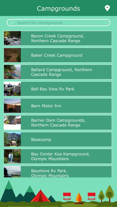 Washington Best Campgrounds screenshot 2