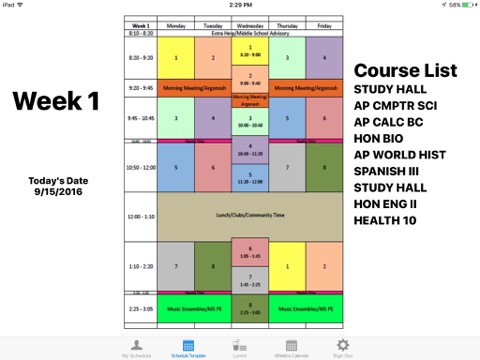 RPS Scheduling screenshot 3